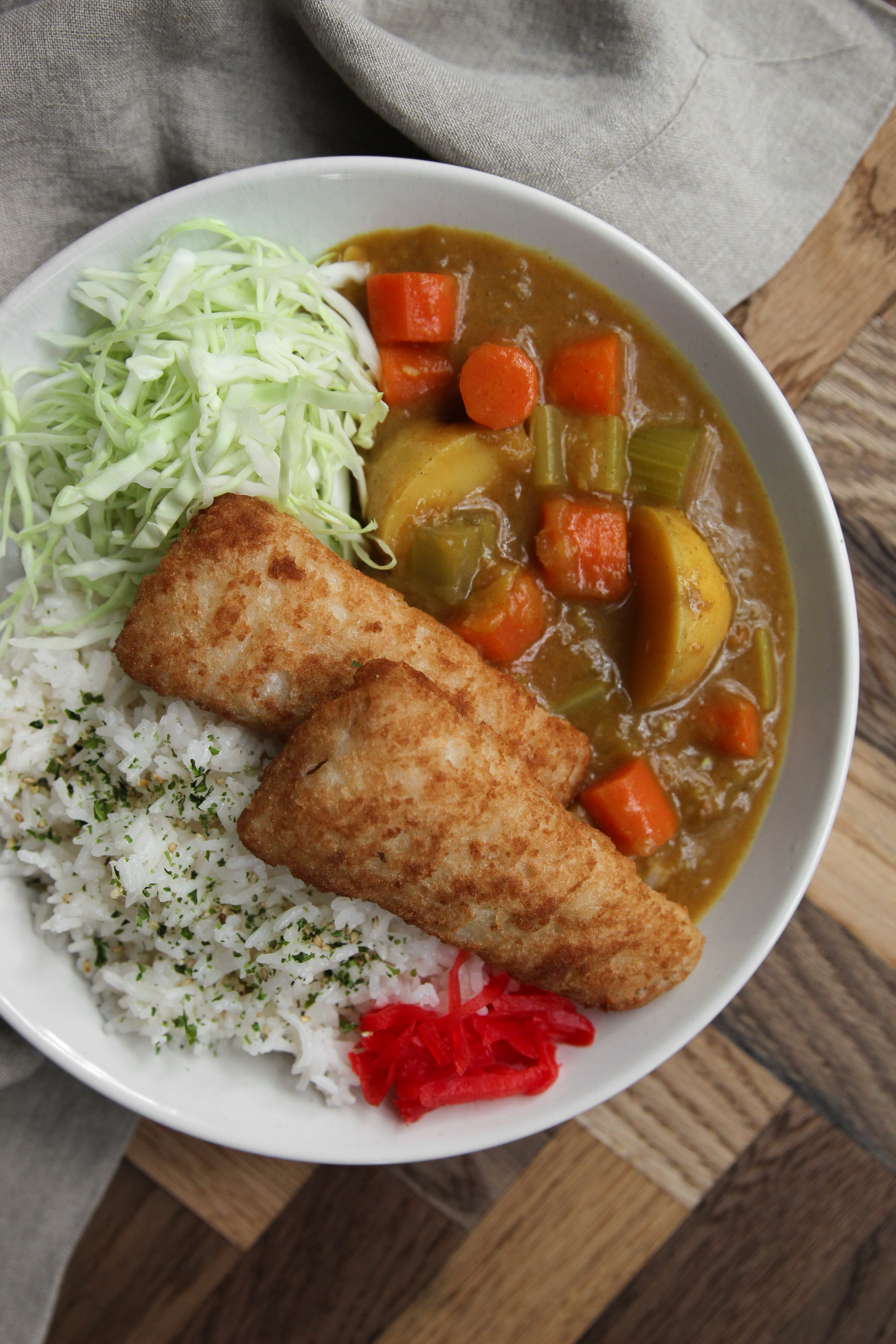 Fish Katsu Curry - Sandy Eats